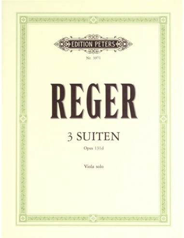 REGER M.-Suites (3) Op.131d per Viola