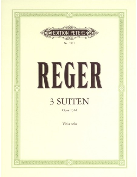 REGER M.-Suites (3) Op.131d for Viola