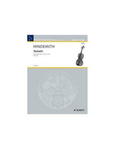HINDEMITH P.-Sonata (1937) per viola sola (Danuser)