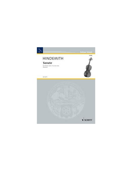 HINDEMITH P.-Sonata (1937) per viola sola (Danuser)