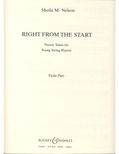 NELSON S.M.-Right from Start para Viola