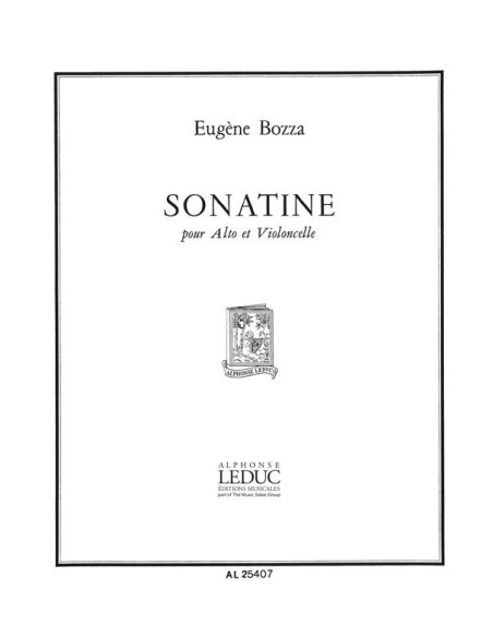BOZZA E.-Sonatina per Viola e Violoncello