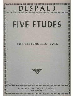 DESPALJ V.-Etüden (5) für Violoncello