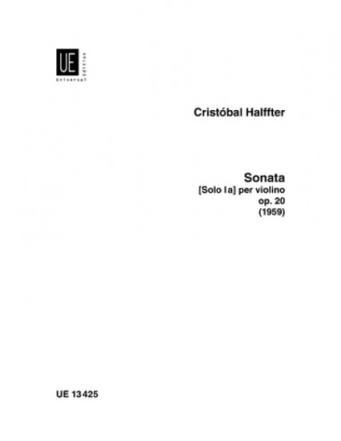 HALFFTER C.-Sonata Op.20 for Violin
