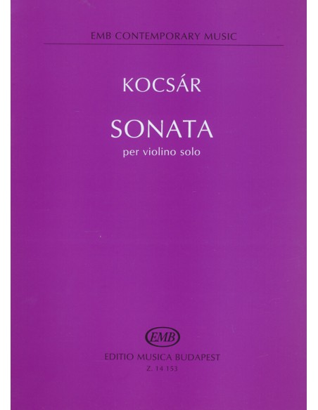 KOCSAR M.-Sonate für Violine