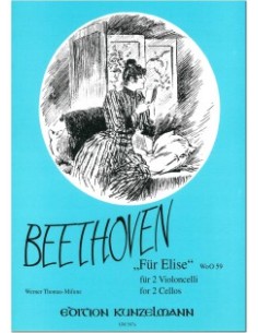 BEETHOVEN L.V.-Per Elisa per 2 violoncelli (Thomas Mifune)