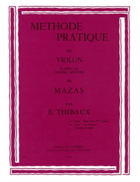 THIBAUX E.-Mallet Style Method 1. für Violine
