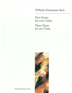BACH W.F.-Duos (3) para 2 Violas (Altemark)