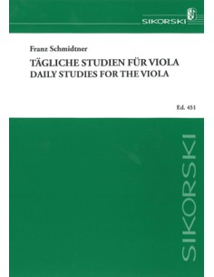 SCHMIDTNER F.-Estudios Diarios para Viola