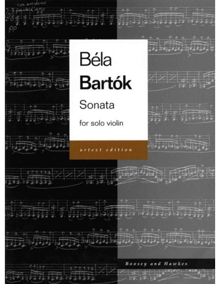BARTOK B.-Sonate pour violon (Urtext) (P.Bartok)