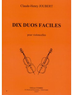JOUBERT C.H.-Easy Duos (10) per 2 violoncelli