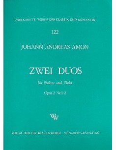 AMON J.A.-Dui Op.2 nº 1 e 2 per violino e viola