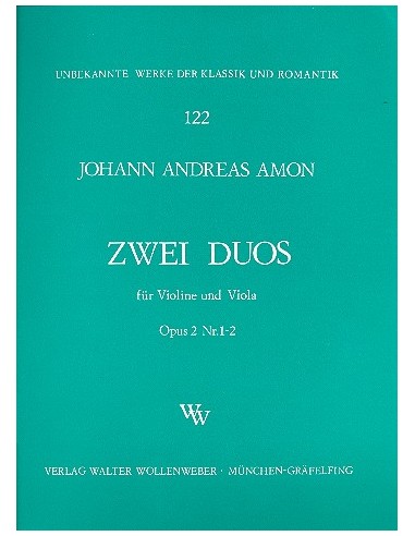 AMON J.A.-Dui Op.2 nº 1 e 2 per violino e viola