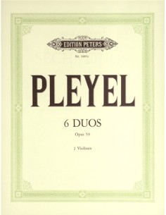 PLEYEL I.-Duos Op.59 per 2 violini