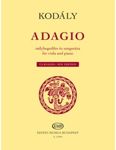 KODALY Z.-Adagio per Viola e Pianoforte