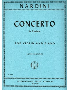 NARDINI P.-Concerto in E minor for Violin and Piano (Gingold)