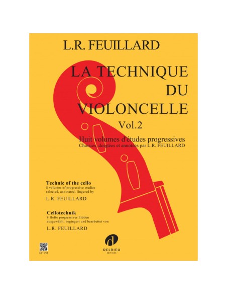 FEUILLARD L.R.-Technique 2º pour violoncelle