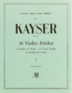KAYSER H.E.-Studies Op.20 Vol.1º per Violino (Chaumont)