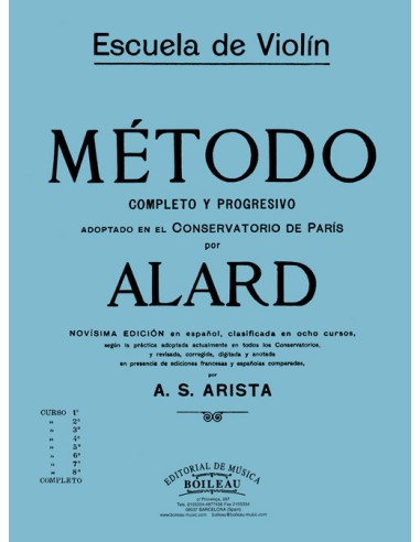 ALARD D.-6ème Méthode pour violon