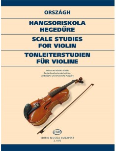 ORSZAGH T.-Estudios de Escalas para Violin