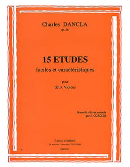 DANCLA C.-Easy Studies (15) Op.68 for 2 Violins