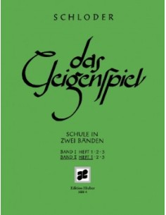 SCHLODER J.-Das Geigenspiel (Méthode) Vol.2º Partie 1ª pour violon