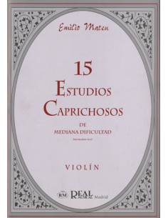 MATEU E.-Capricious Studies (15) of Medium Difficulty for Violin