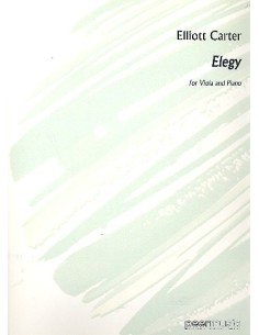 CARTER E.-Elegia per Viola e Pianoforte