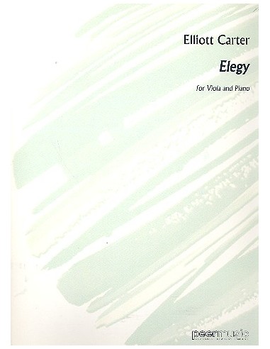 CARTER E.-Elegia per Viola e Pianoforte