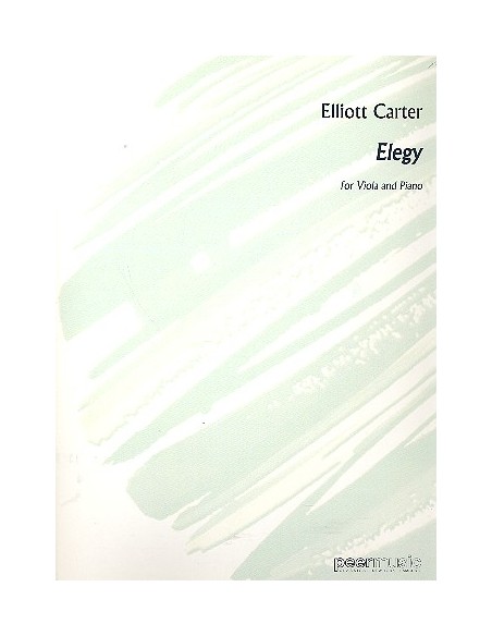 CARTER E.-Elegia per Viola e Pianoforte