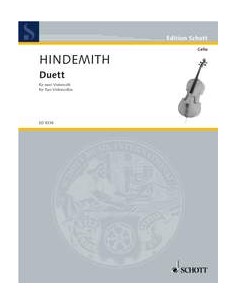 HINDEMITH P.-Duet (1942) for 2 Cellos (Schubert)