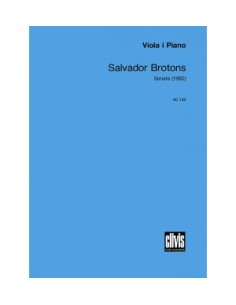 BROTONS S.-Sonata Op.28 (1982) per viola e pianoforte