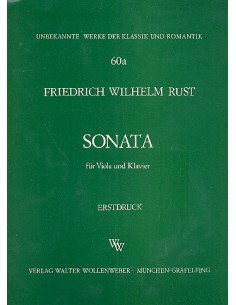 RUST F.W.-Sonata per Viola e Pianoforte (Laud)