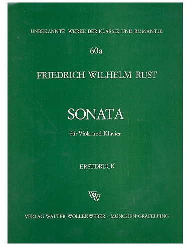 RUST F.W.-Sonata per Viola e Pianoforte (Laud)