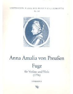 VON PREUSSEN A.A.-Fuga per violino e viola