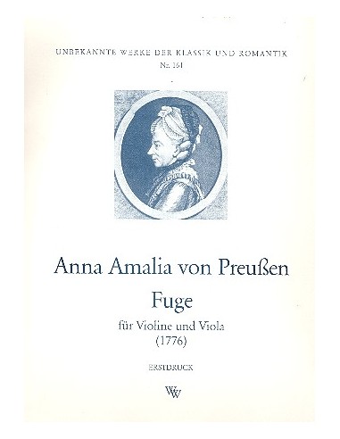 VON PREUSSEN A.A.-Fuga per violino e viola