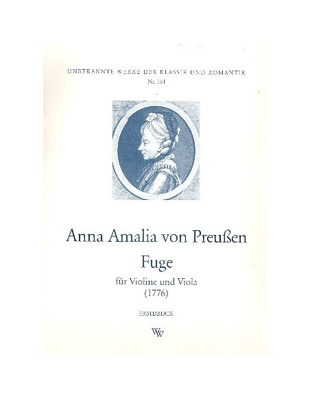 VON PREUSSEN A.A.-Fuga per violino e viola