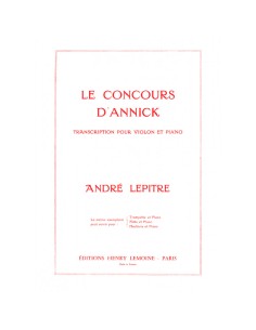 LEPITRE A.-Concours d'Annick per violino e pianoforte