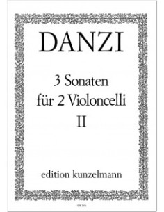 DANZI F.-Sonata Op.1 n. 2 in do maggiore per 2 violoncelli (Bachi)