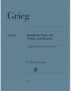 GRIEG E.-Opere complete per violino e pianoforte (Urtext)