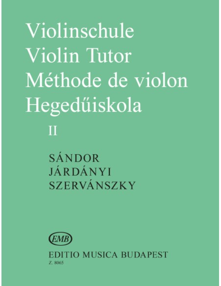 SANDOR & JARDANYI & SZERVANSKY-Method Vol.2 per Violino