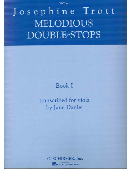 TROTT J.-Studi melodici a doppio arco Vol.1 per viola (Daniel)