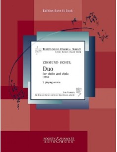 SCHUL Z.-Duo per violino e viola (Bloch)