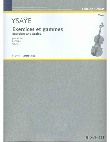 YSAYE E.-Esercizi e Scale per Violino (Szigeti)