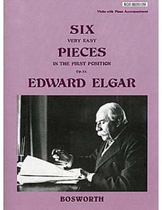 ELGAR E.-Very Easy Pieces in 1st Position Op.22 for Violin and Piano