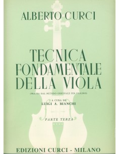 CURCI A.-Fundamental Technique 3rd for Viola (Bianchi)
