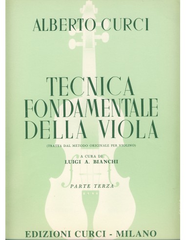 CURCI A.-Grundtechnik 3. für Viola (Bianchi)