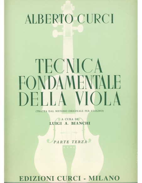 CURCI A.-Grundtechnik 3. für Viola (Bianchi)
