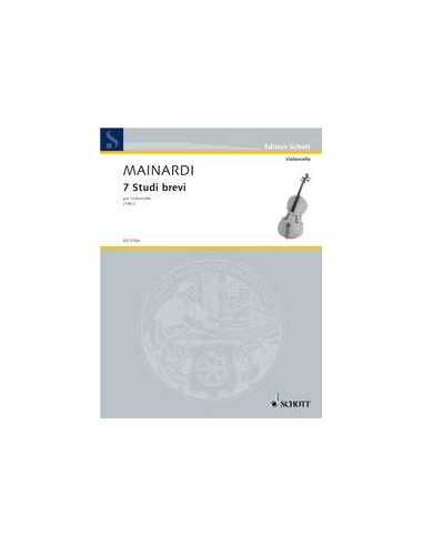 MAINARDI E.-Brief Studies (7) for Cello