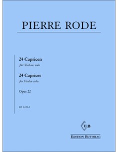 RODE P.-Caprichos (24) pour violon